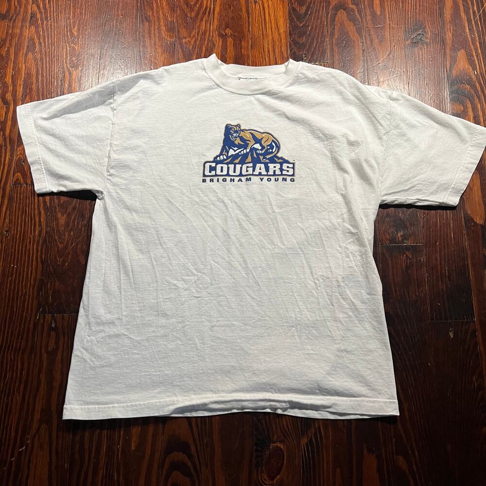 BYU XL College Graphic Tee Blue Regular